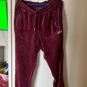 Adidas velvet sweats, sooo cute